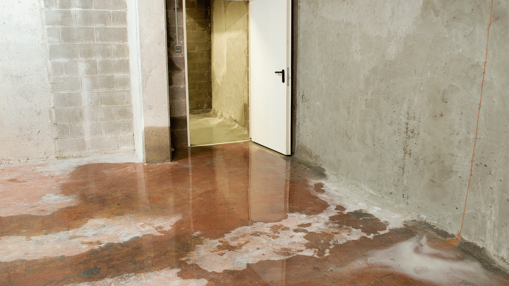 water in the basement